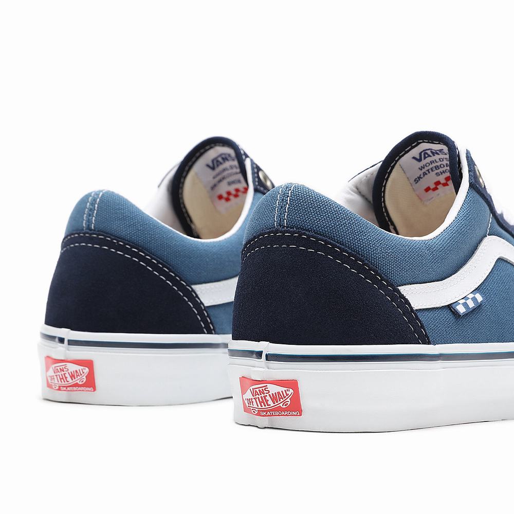 Tenis Vans Skate Old Skool Hombre Azules/Azul Marino | LPZ108267