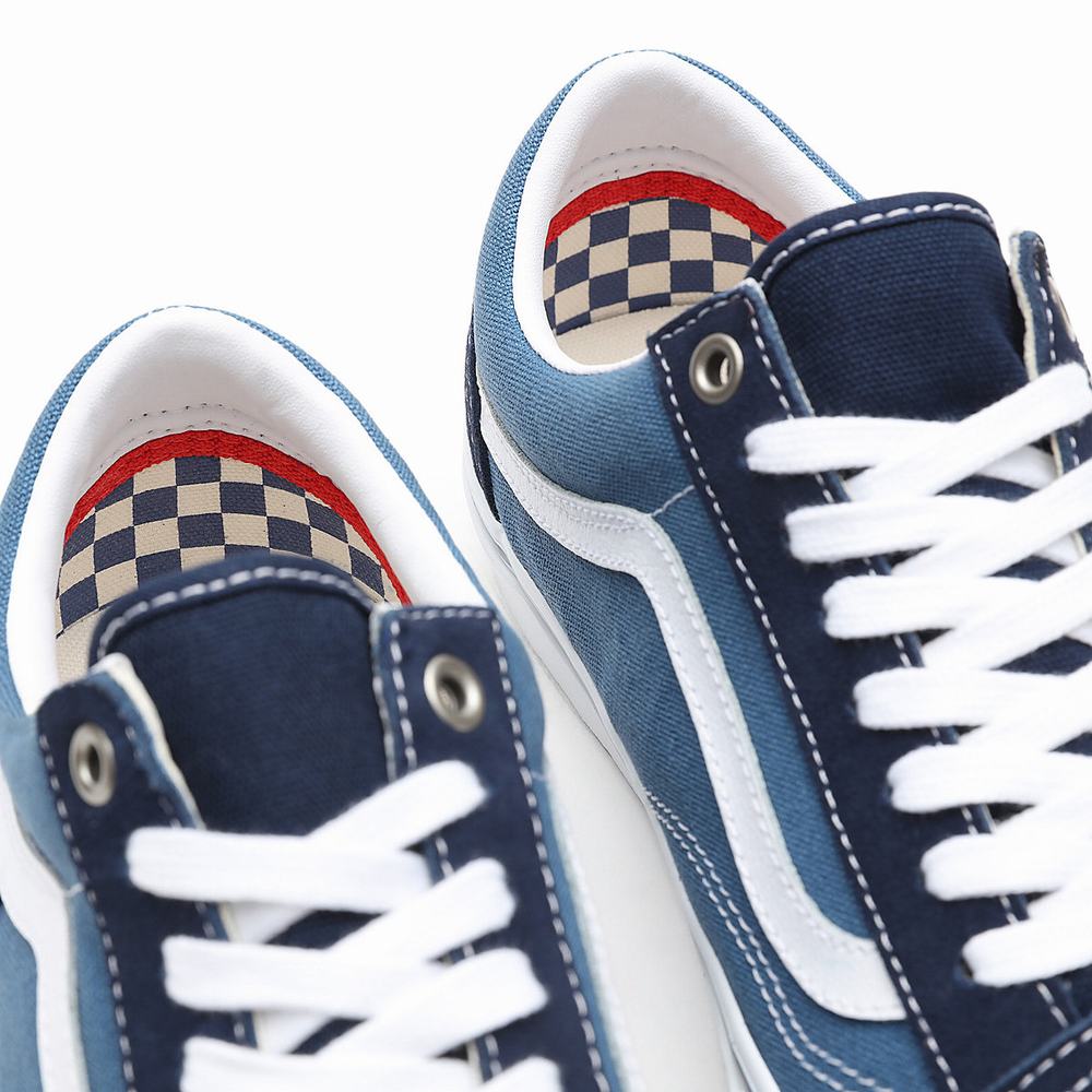 Tenis Vans Skate Old Skool Hombre Azules/Azul Marino | LPZ108267