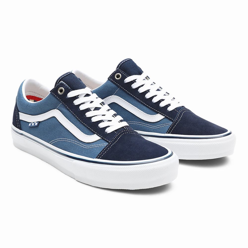 Tenis Vans Skate Old Skool Hombre Azules/Azul Marino | LPZ108267