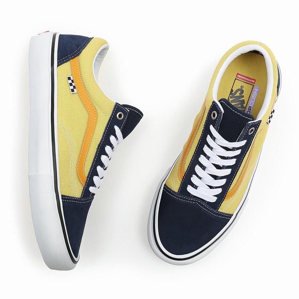 Tenis Vans Skate Old Skool Hombre Azules | WJS769218