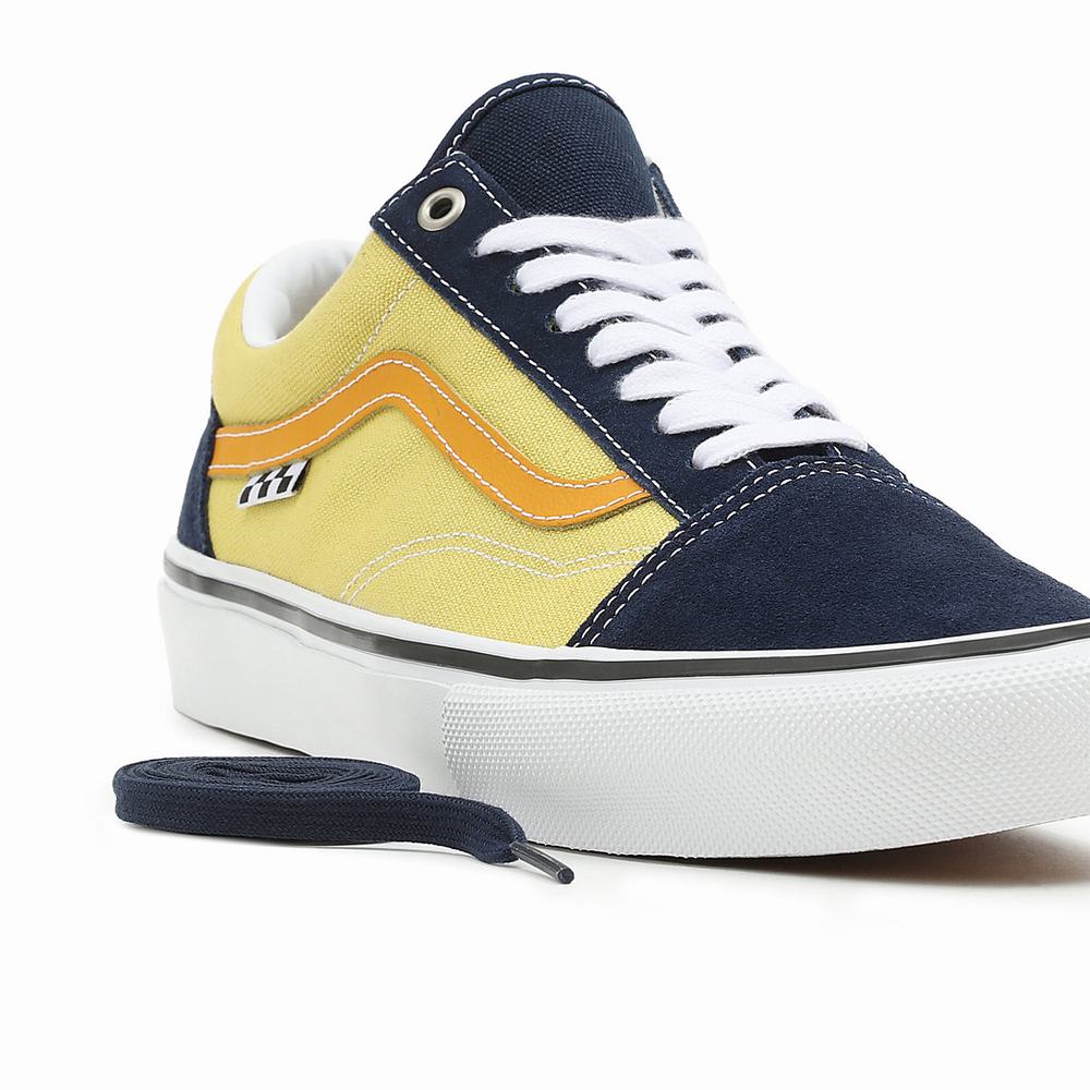 Tenis Vans Skate Old Skool Hombre Azules | WJS769218