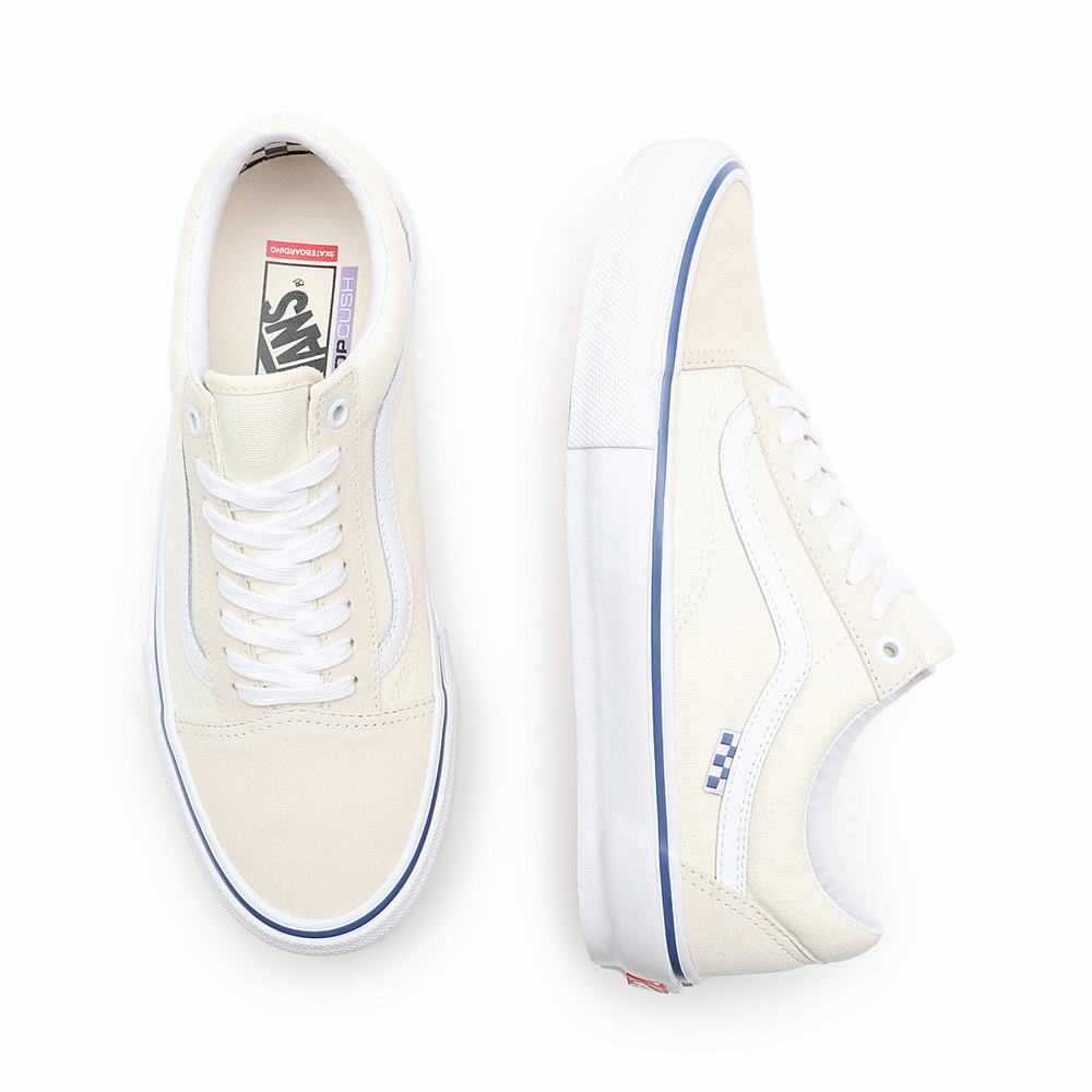 Tenis Vans Skate Old Skool Hombre Blancas | SHC653914