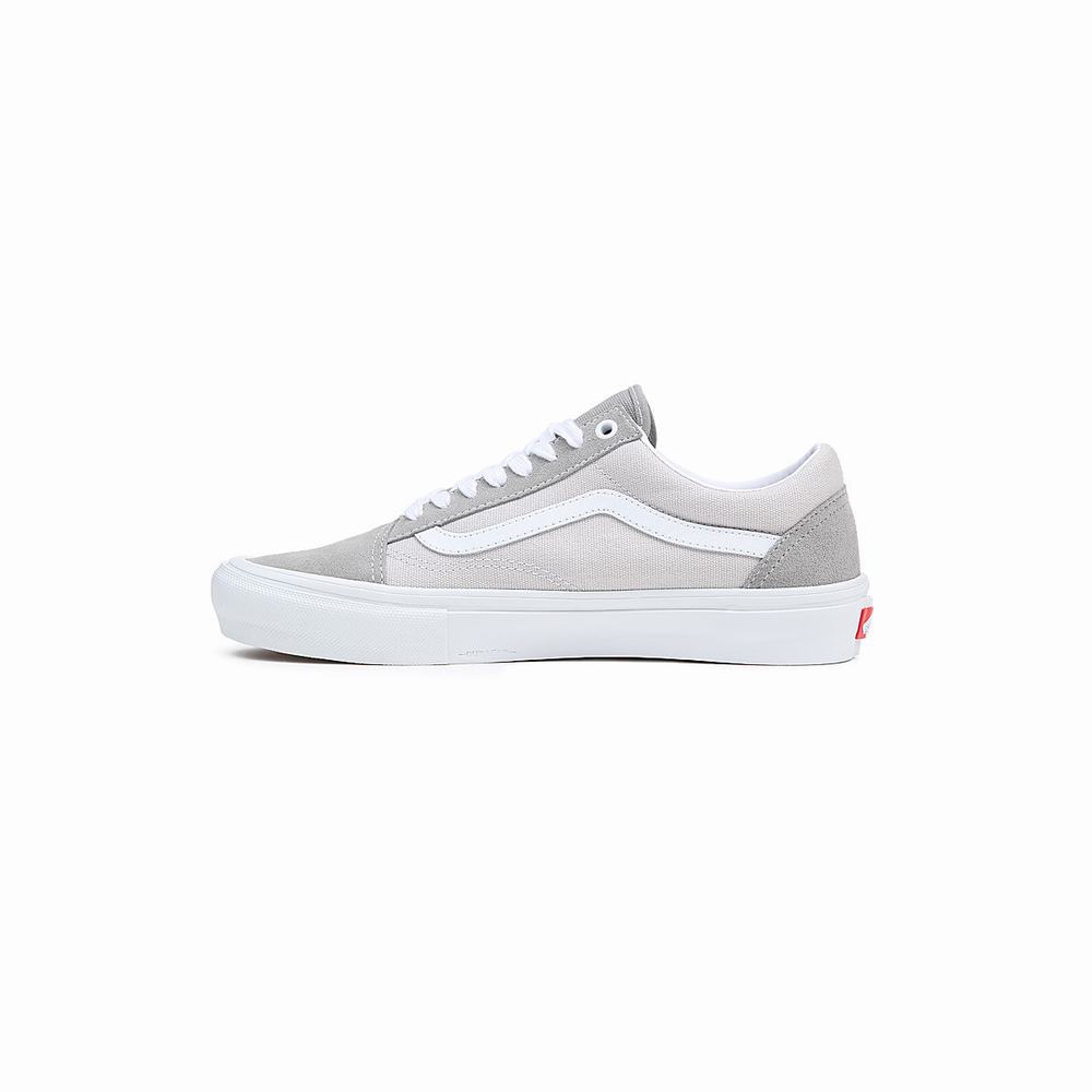 Tenis Vans Skate Old Skool Hombre Blancas | ZWI072569