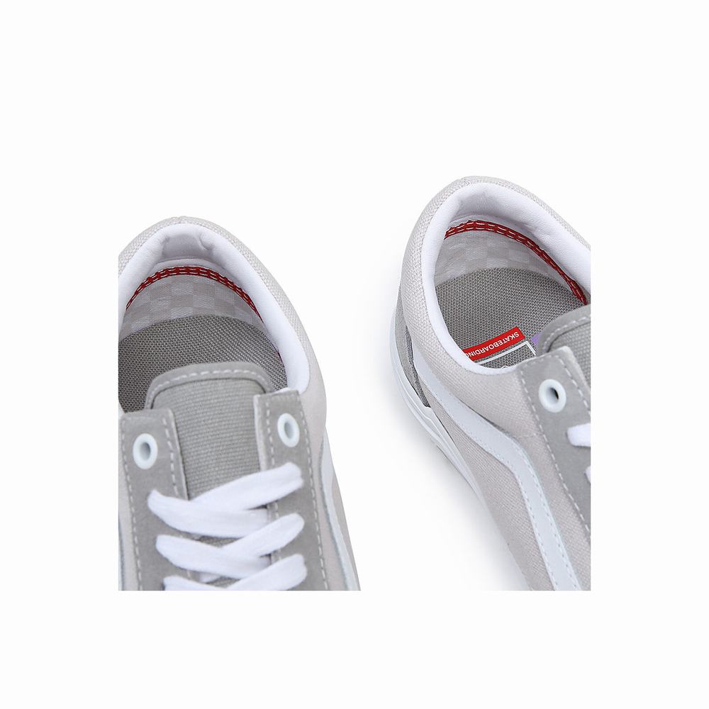 Tenis Vans Skate Old Skool Hombre Blancas | ZWI072569