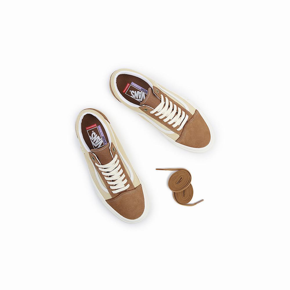 Tenis Vans Skate Old Skool Hombre Marrones | BGI678951