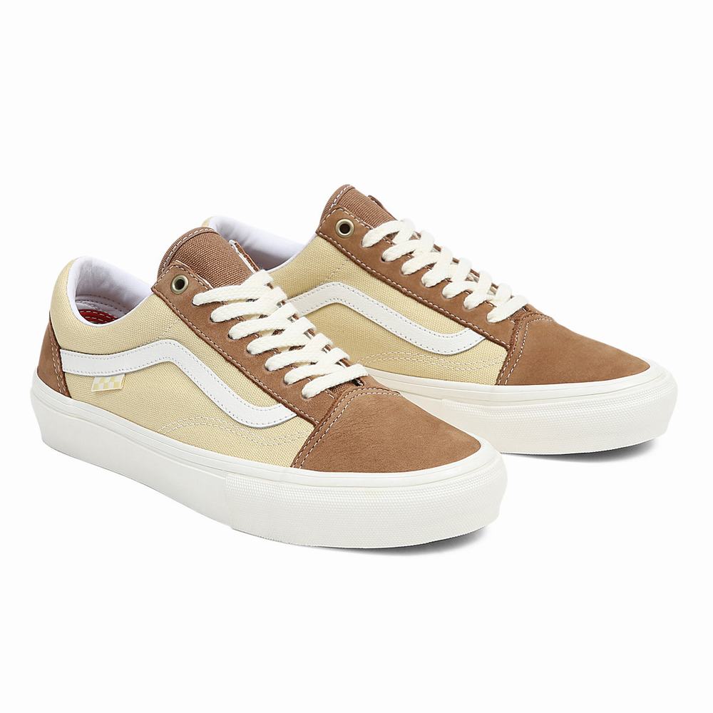 Tenis Vans Skate Old Skool Hombre Marrones | BGI678951