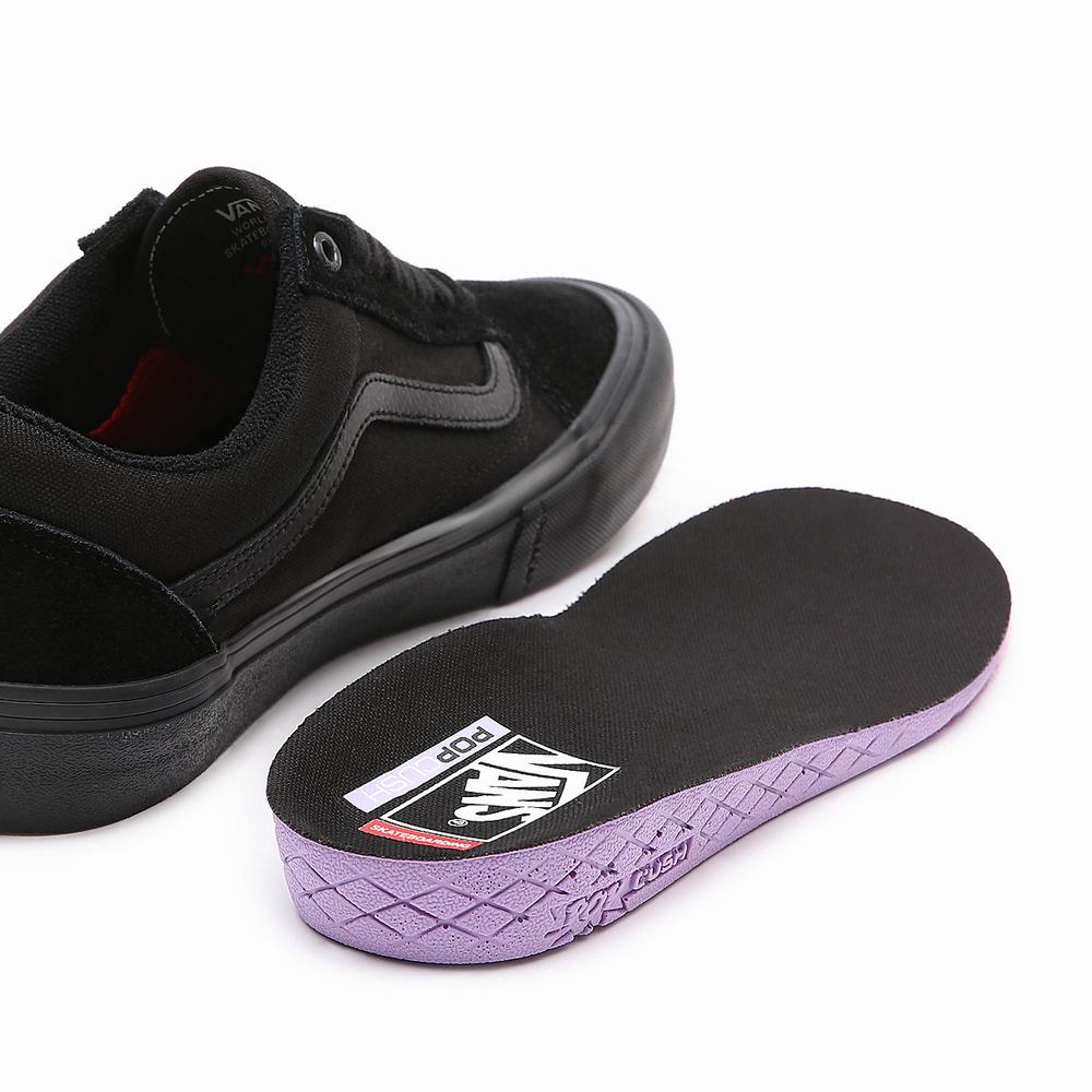 Tenis Vans Skate Old Skool Hombre Negras | EYT279845