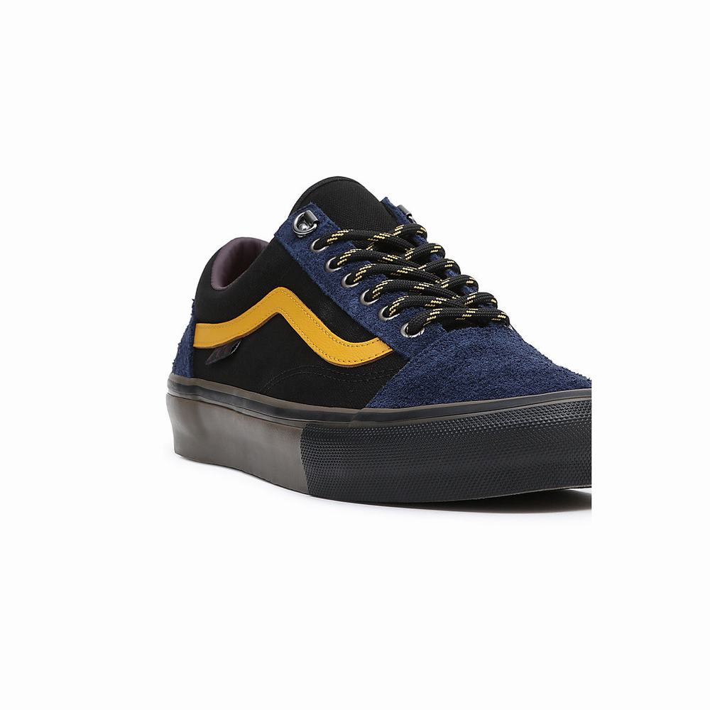 Tenis Vans Skate Old Skool Hombre Negras/Moradas | FSP986420