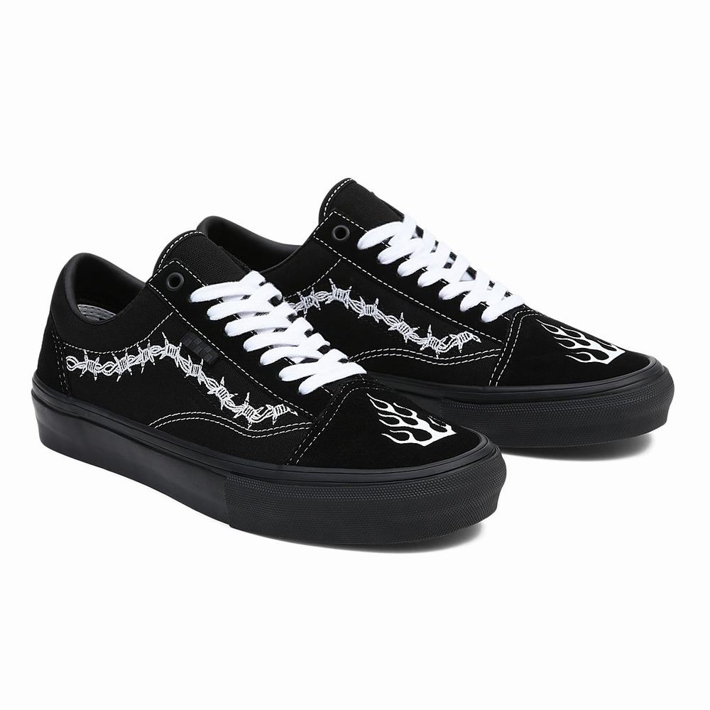 Tenis Vans Skate Old Skool Hombre Negras | GVW140273