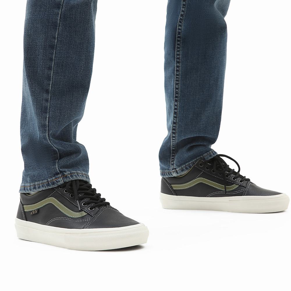 Tenis Vans Skate Old Skool Hombre Negras | MFE185324