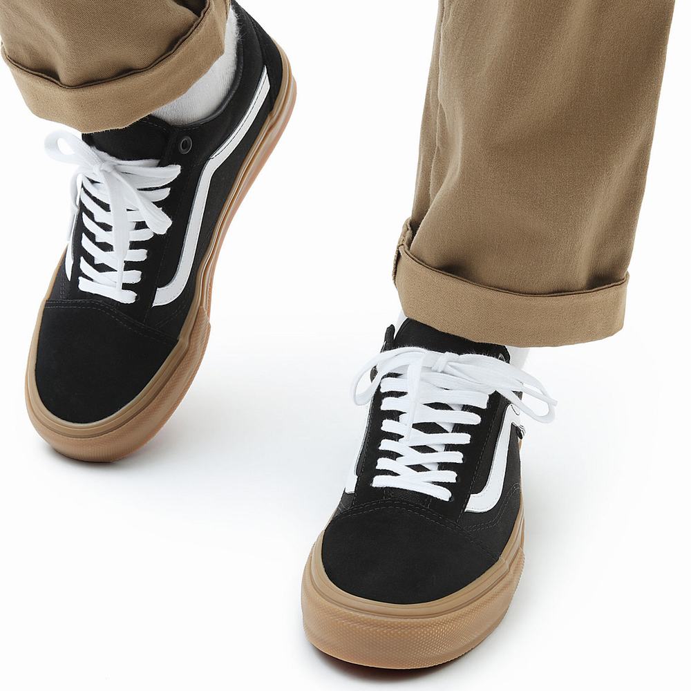 Tenis Vans Skate Old Skool Hombre Negras | NUS652893