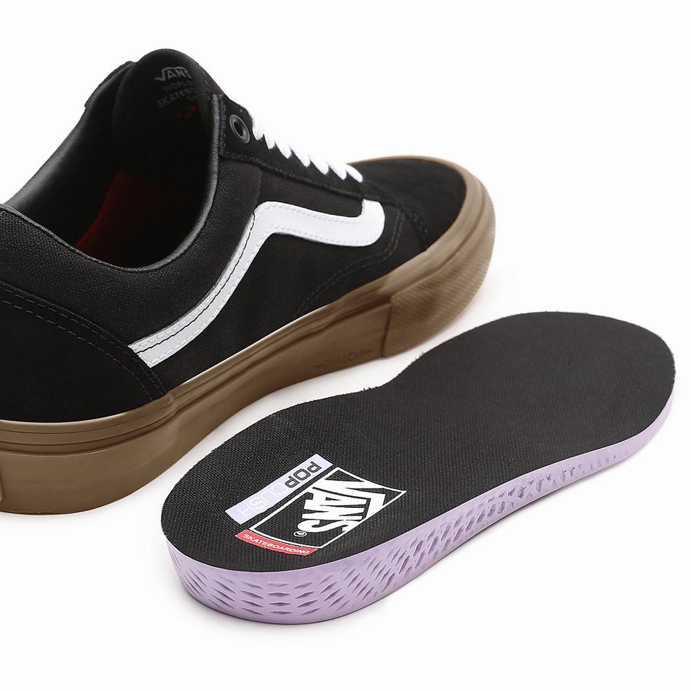 Tenis Vans Skate Old Skool Hombre Negras | NUS652893