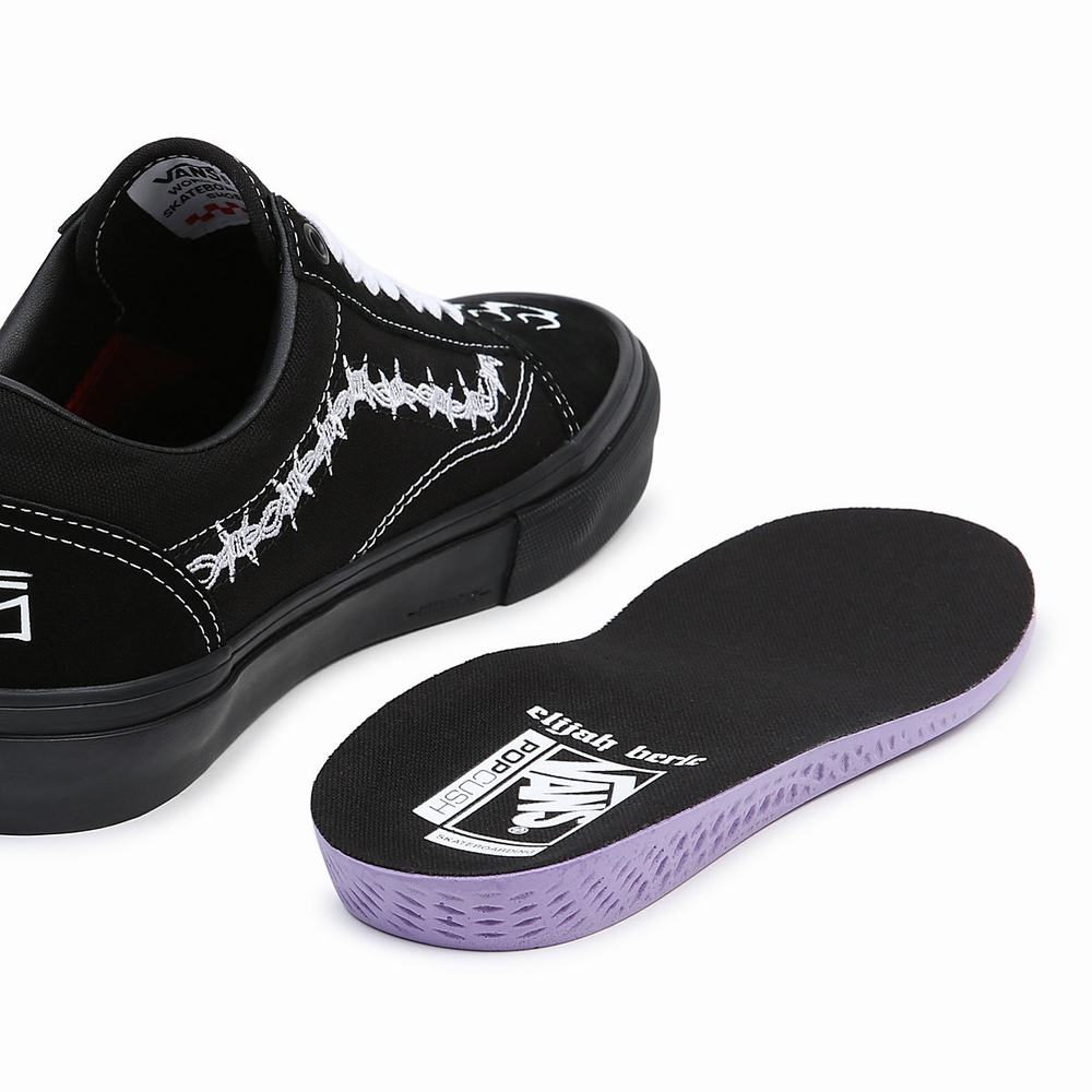 Tenis Vans Skate Old Skool Mujer Negras | MYF540862