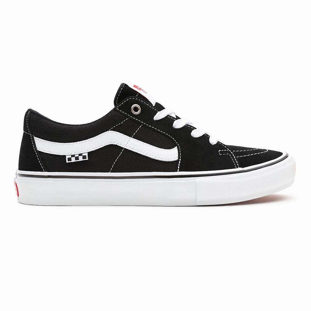 Tenis Vans Skate Sk8-Low Hombre Negras | IBW609531