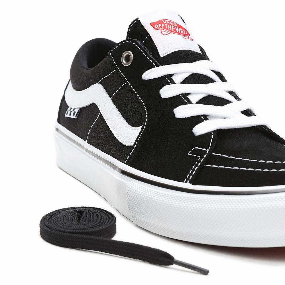 Tenis Vans Skate Sk8-Low Hombre Negras | IBW609531