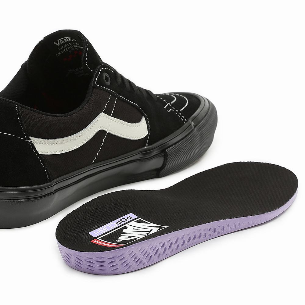 Tenis Vans Skate Sk8-Low Hombre Negras | YXQ769213