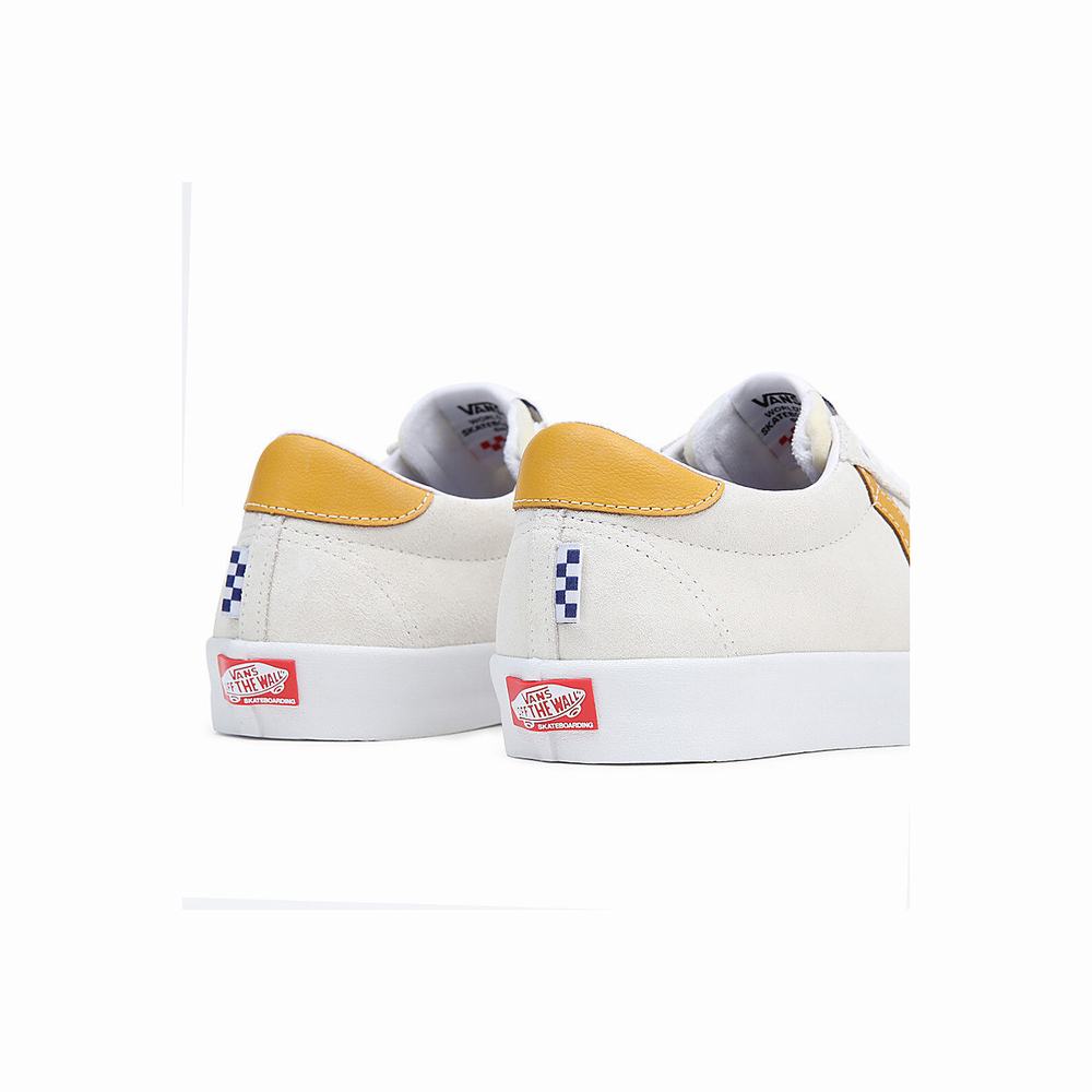 Tenis Vans Skate Sport Hombre Blancas | IEQ657213