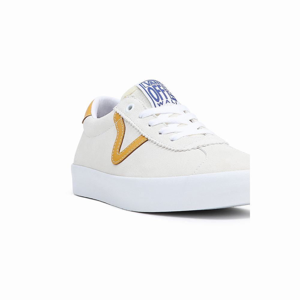 Tenis Vans Skate Sport Hombre Blancas | IEQ657213