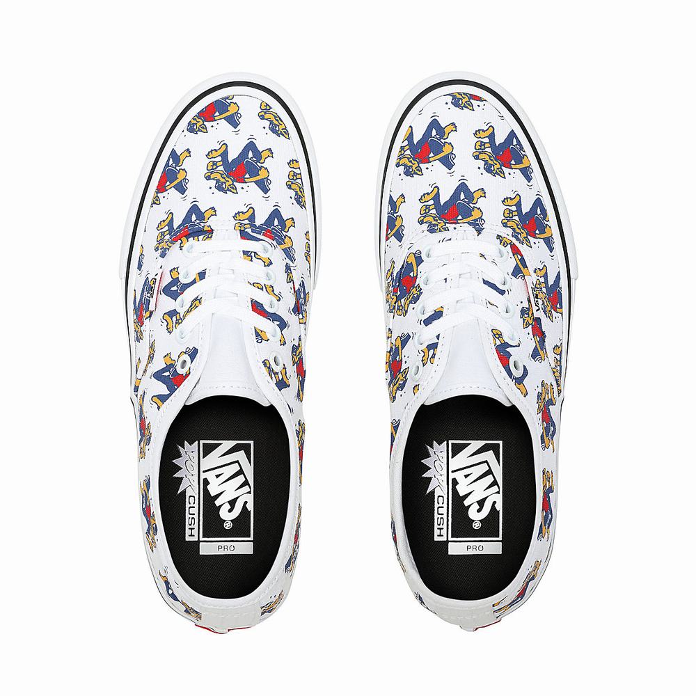 Tenis Vans Skate Wolf Authentic Pro Mujer Blancas | SKV940835