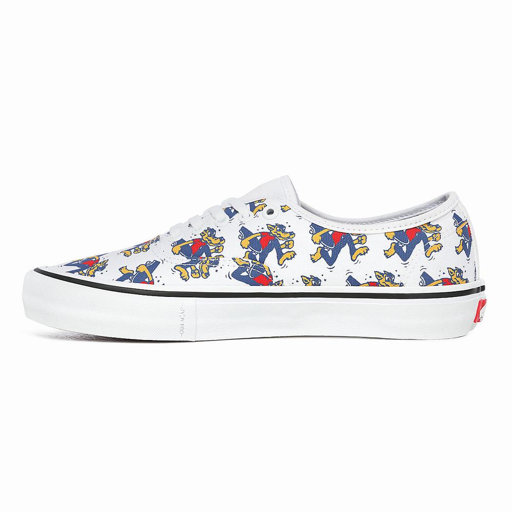 Tenis Vans Skate Wolf Authentic Pro Mujer Blancas | SKV940835