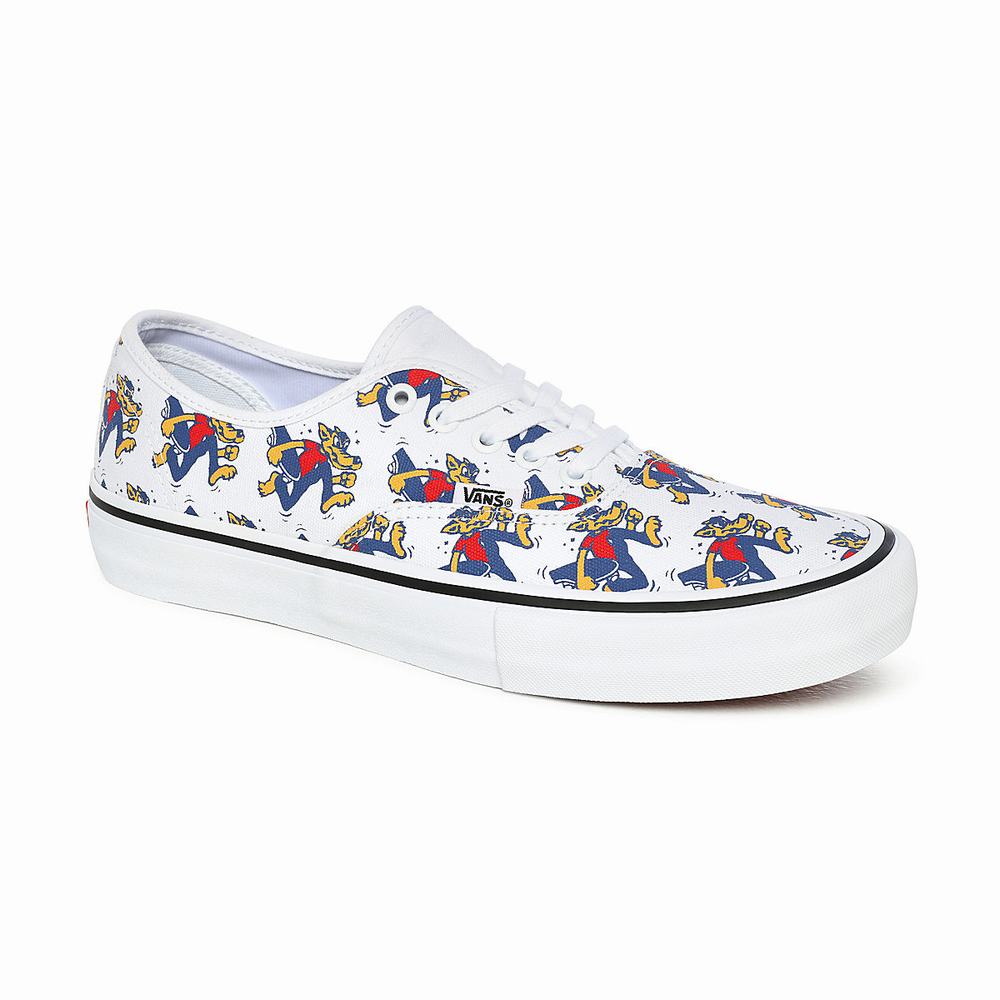 Tenis Vans Skate Wolf Authentic Pro Mujer Blancas | SKV940835