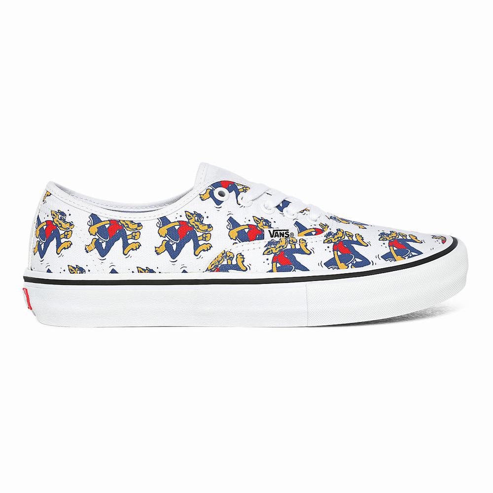 Tenis Vans Skate Wolf Authentic Pro Mujer Blancas | SKV940835