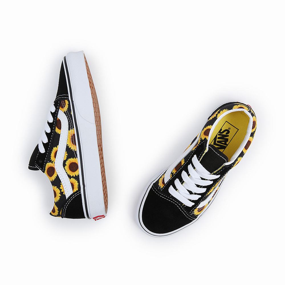 Tenis Vans Skool (8-14 years) Niños Negras | UPE805391