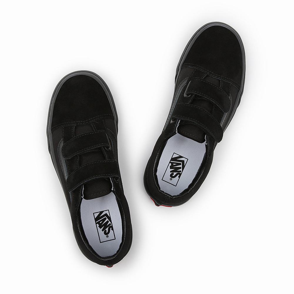 Tenis Vans Skool V (8-14+ years) Niños Negras | CTU839741