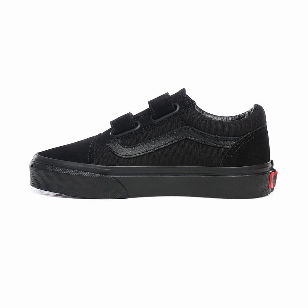 Tenis Vans Skool V (8-14+ years) Niños Negras | CTU839741