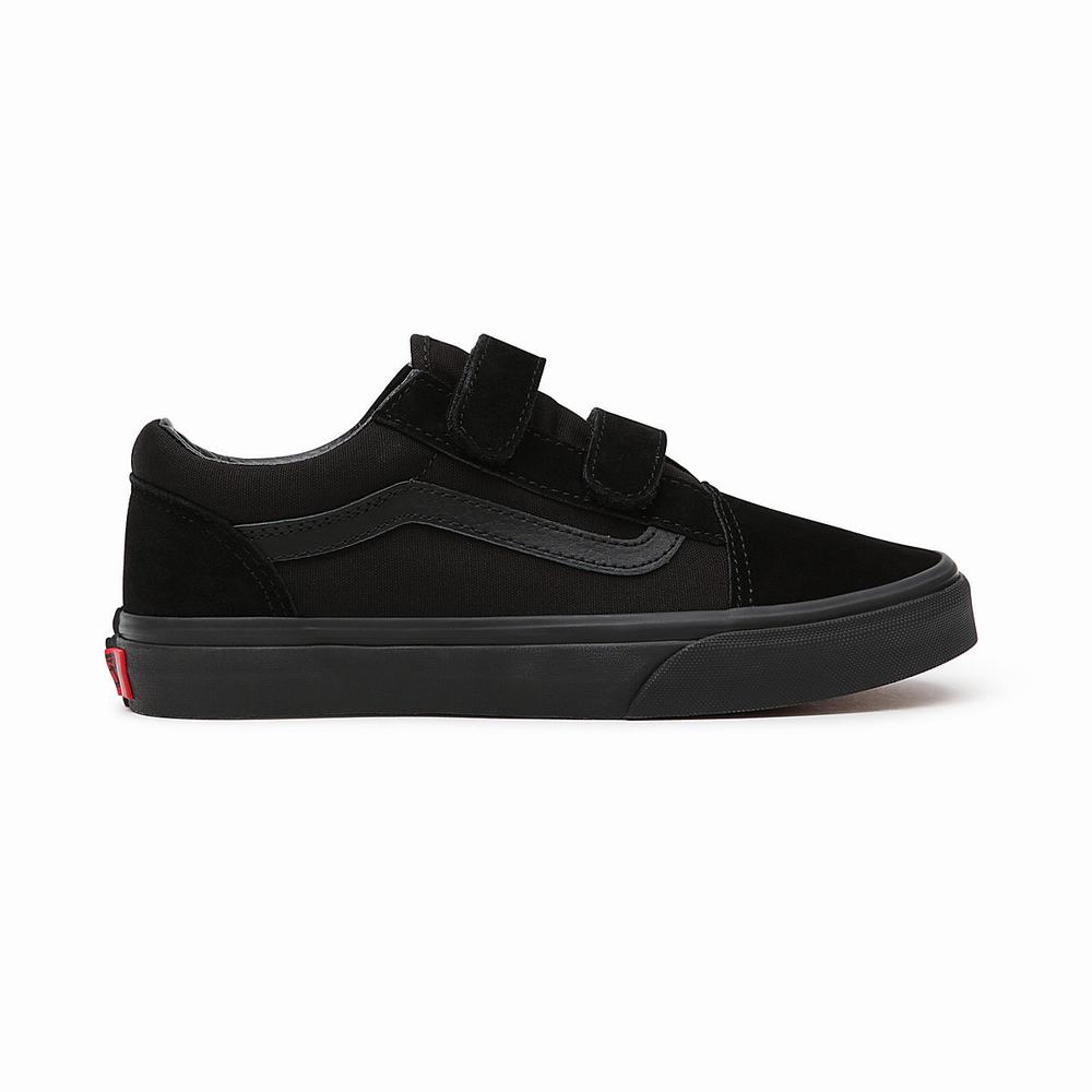 Tenis Vans Skool V (8-14+ years) Niños Negras | CTU839741