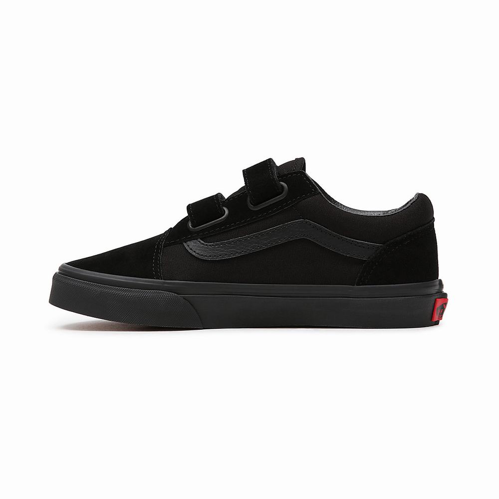 Tenis Vans Skool V (8-14+ years) Niños Negras | CTU839741