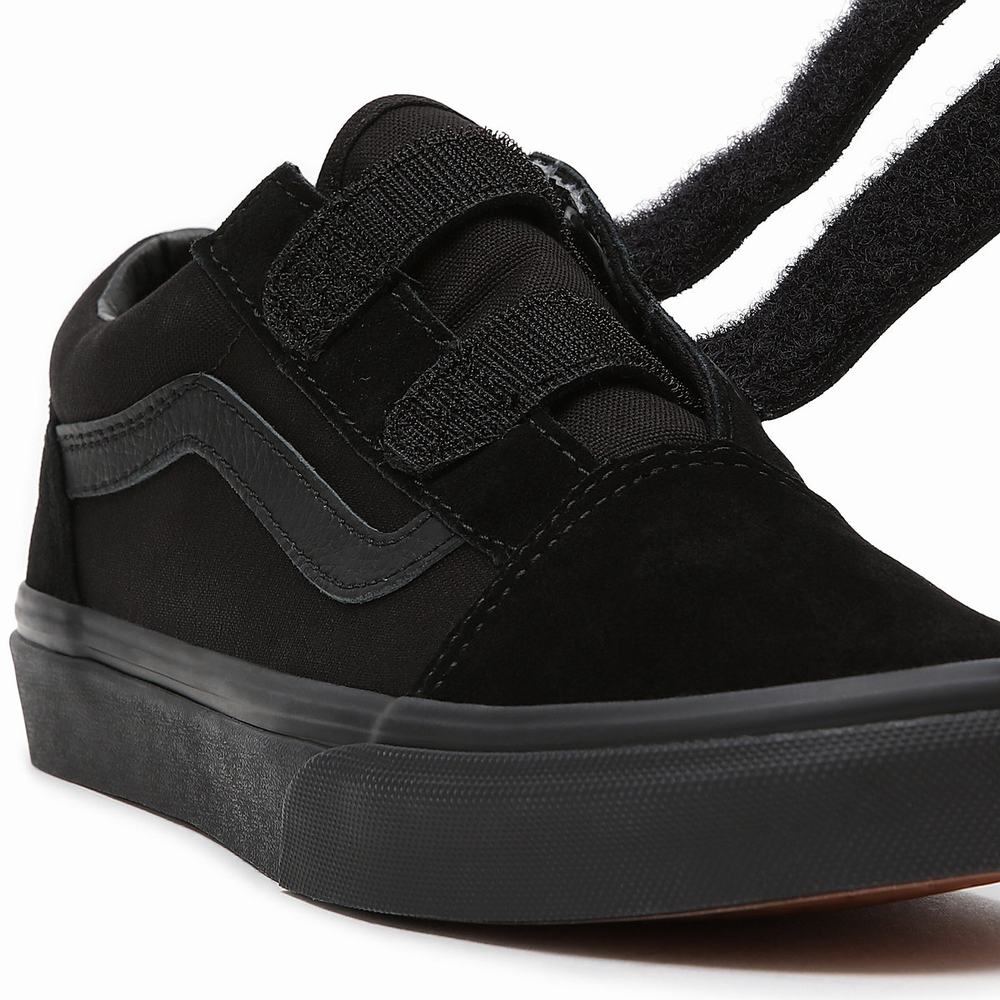 Tenis Vans Skool V (8-14+ years) Niños Negras | CTU839741