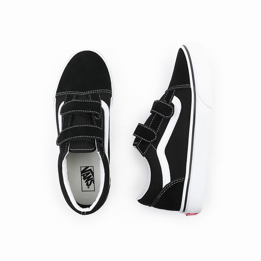 Tenis Vans Skool V (8-14+ years) Niños Negras | TWM920364