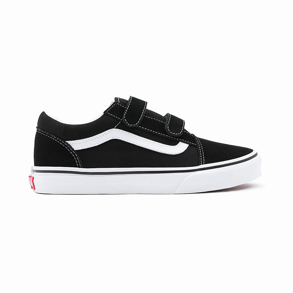 Tenis Vans Skool V (8-14+ years) Niños Negras | TWM920364