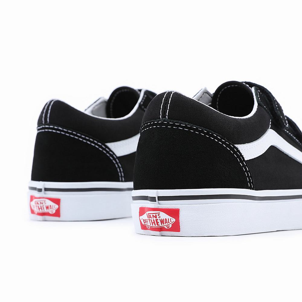 Tenis Vans Skool V (8-14+ years) Niños Negras | TWM920364