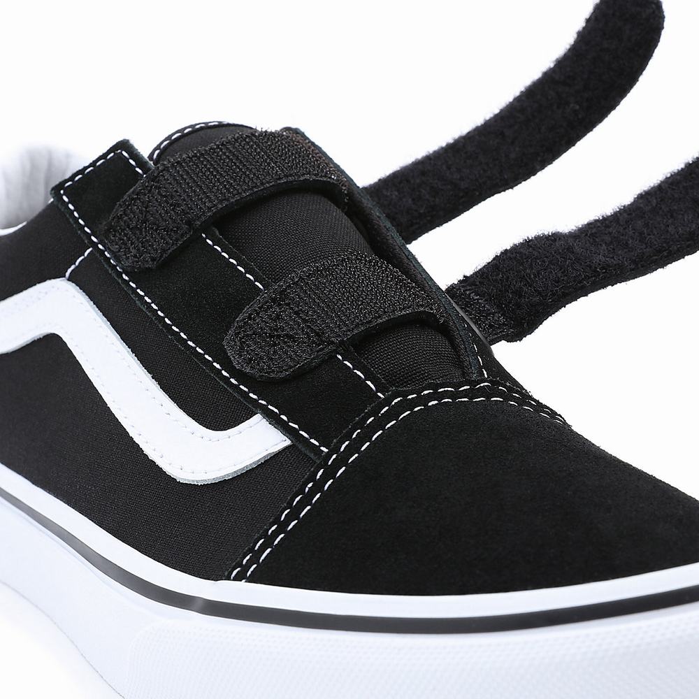 Tenis Vans Skool V (8-14+ years) Niños Negras | TWM920364