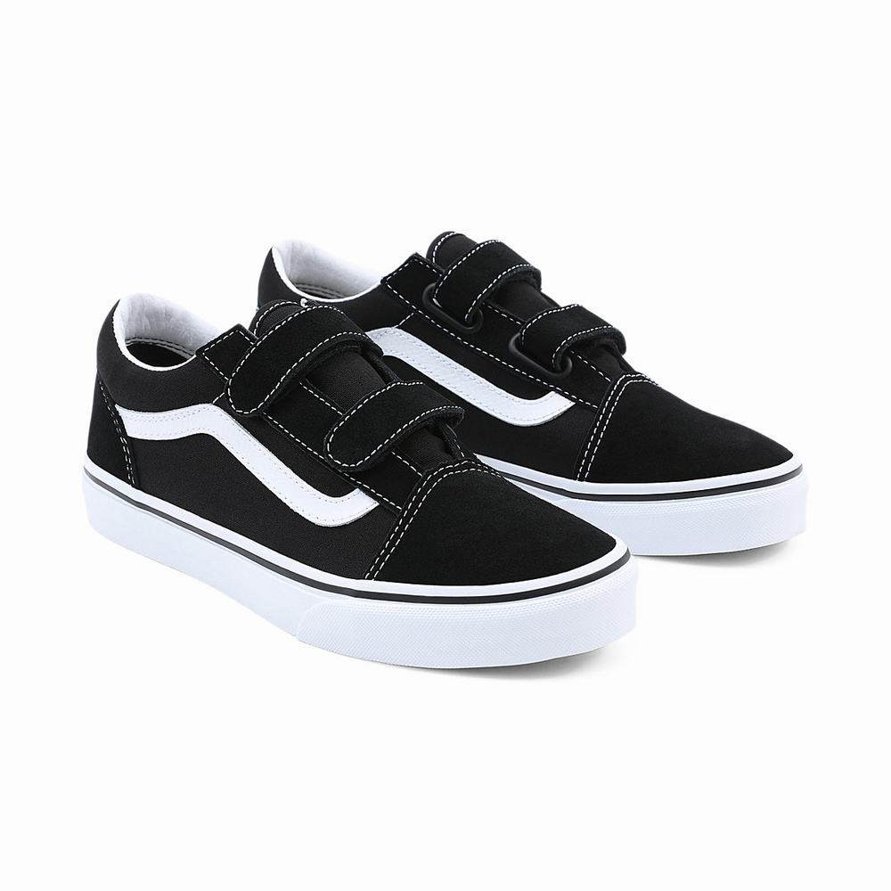 Tenis Vans Skool V (8-14+ years) Niños Negras | TWM920364