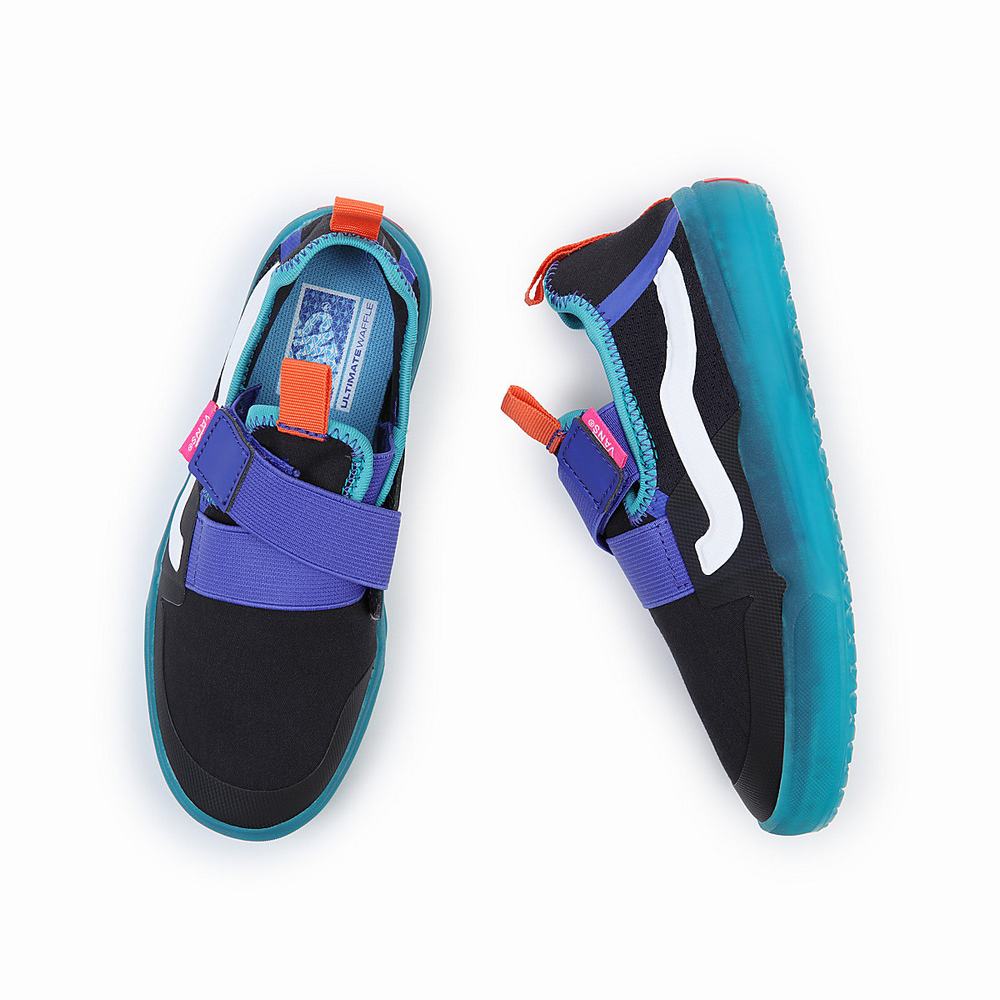 Tenis Vans Strker UltimateWaffle V (4-8 years) Niños Azules/Negras | LDC965384