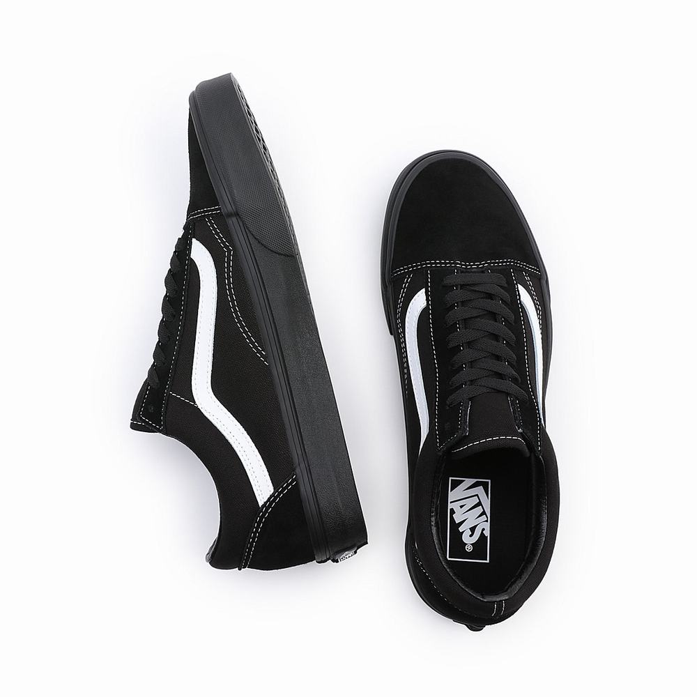 Tenis Vans Suede/Canvas Old Skool Mujer Negras | WXU253017