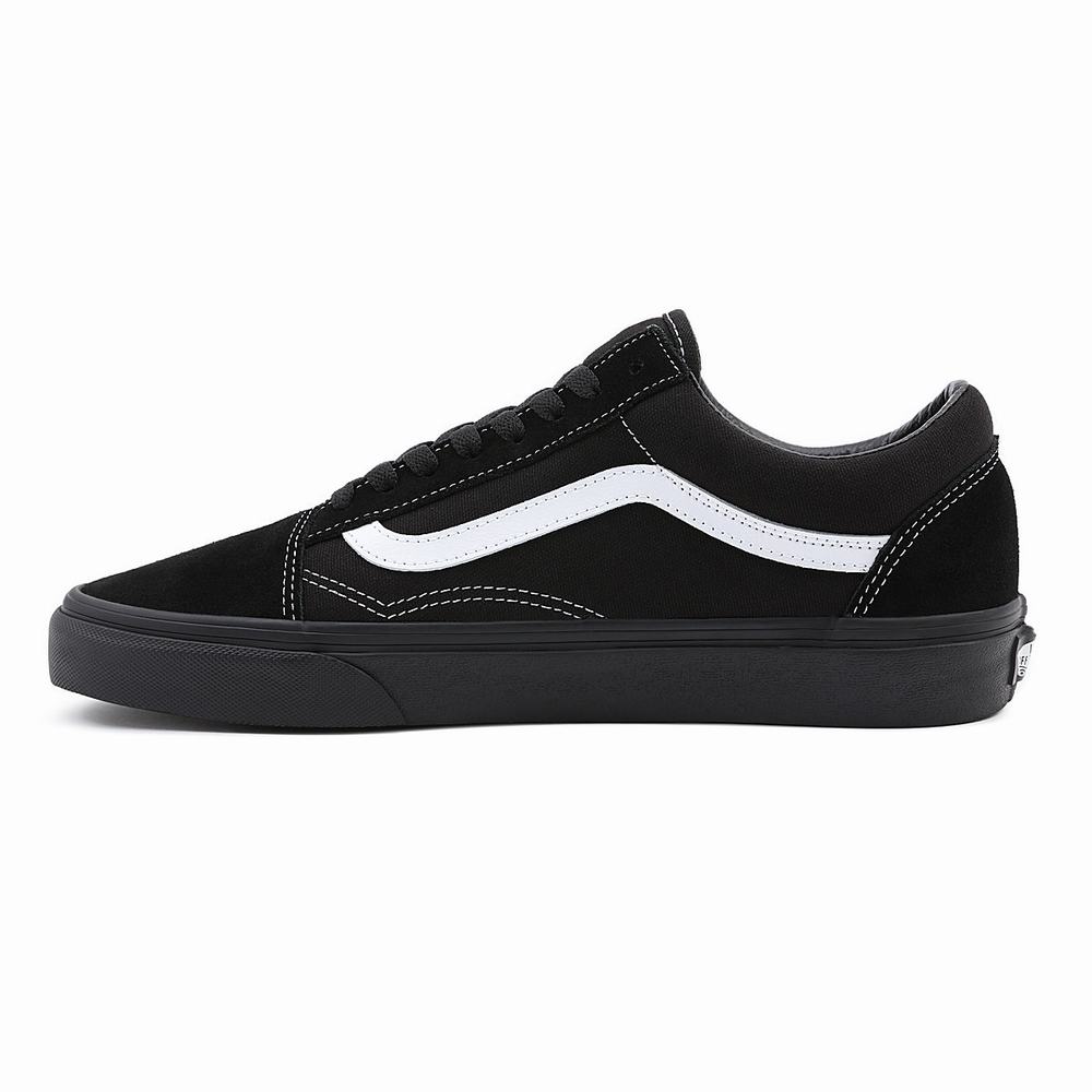 Tenis Vans Suede/Canvas Old Skool Mujer Negras | WXU253017