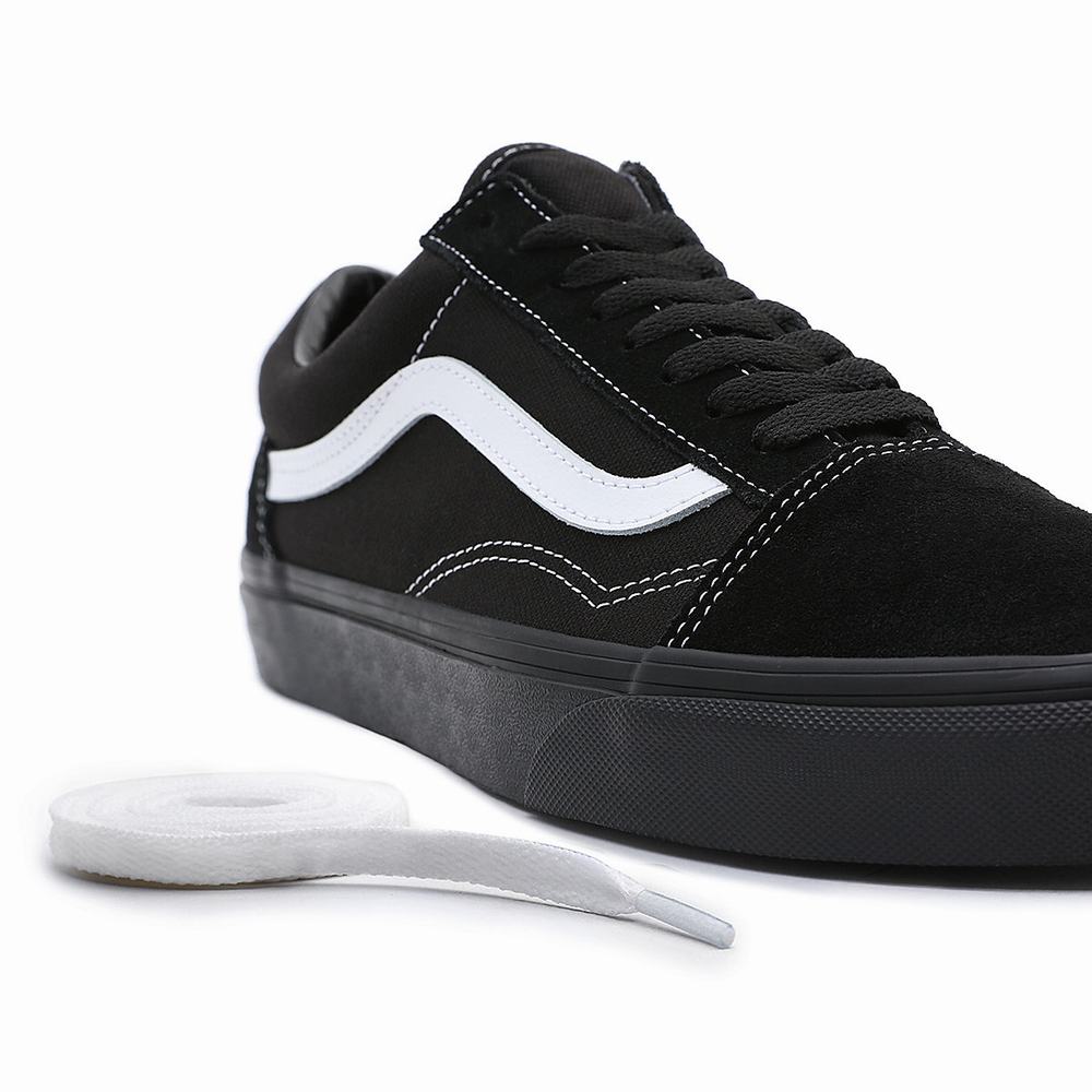 Tenis Vans Suede/Canvas Old Skool Mujer Negras | WXU253017