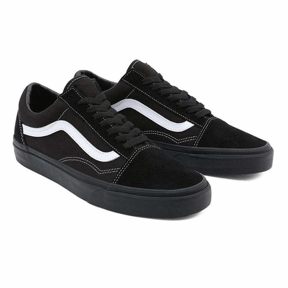 Tenis Vans Suede/Canvas Old Skool Mujer Negras | WXU253017