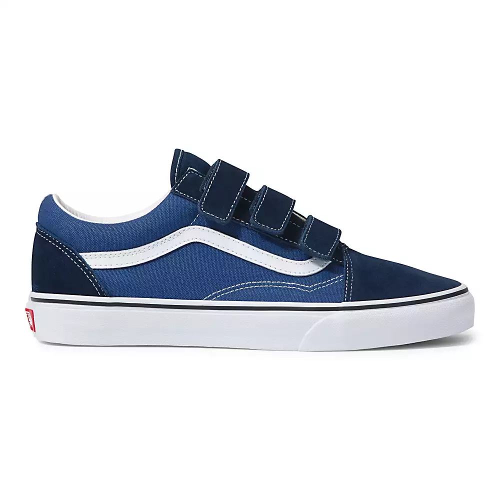 Tenis Vans Suede Canvas Old Skool V Hombre Azules/Azul Marino | YAN457812