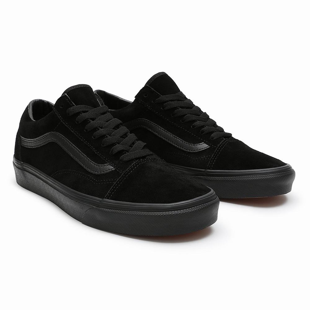 Tenis Vans Suede Old Skool Mujer Negras | RCY673589