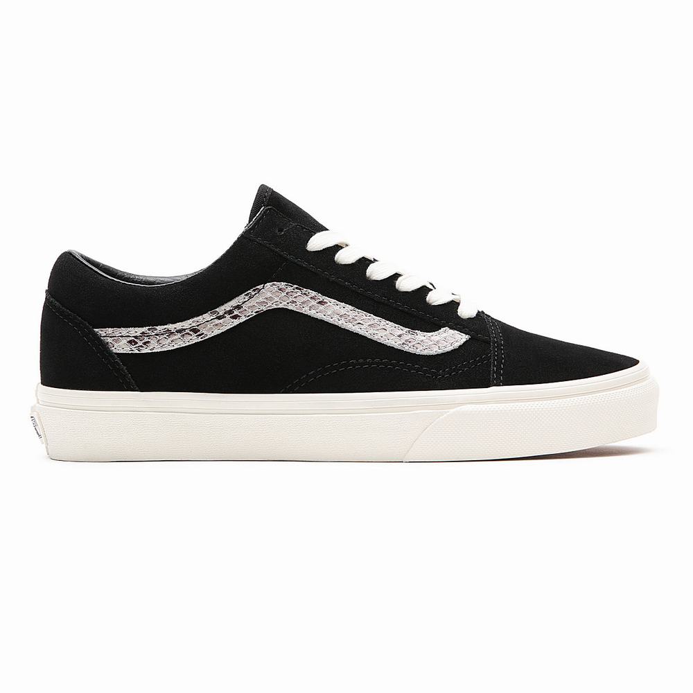 Tenis Vans Suede/Snake Old Skool Mujer Negras | ZFT859230