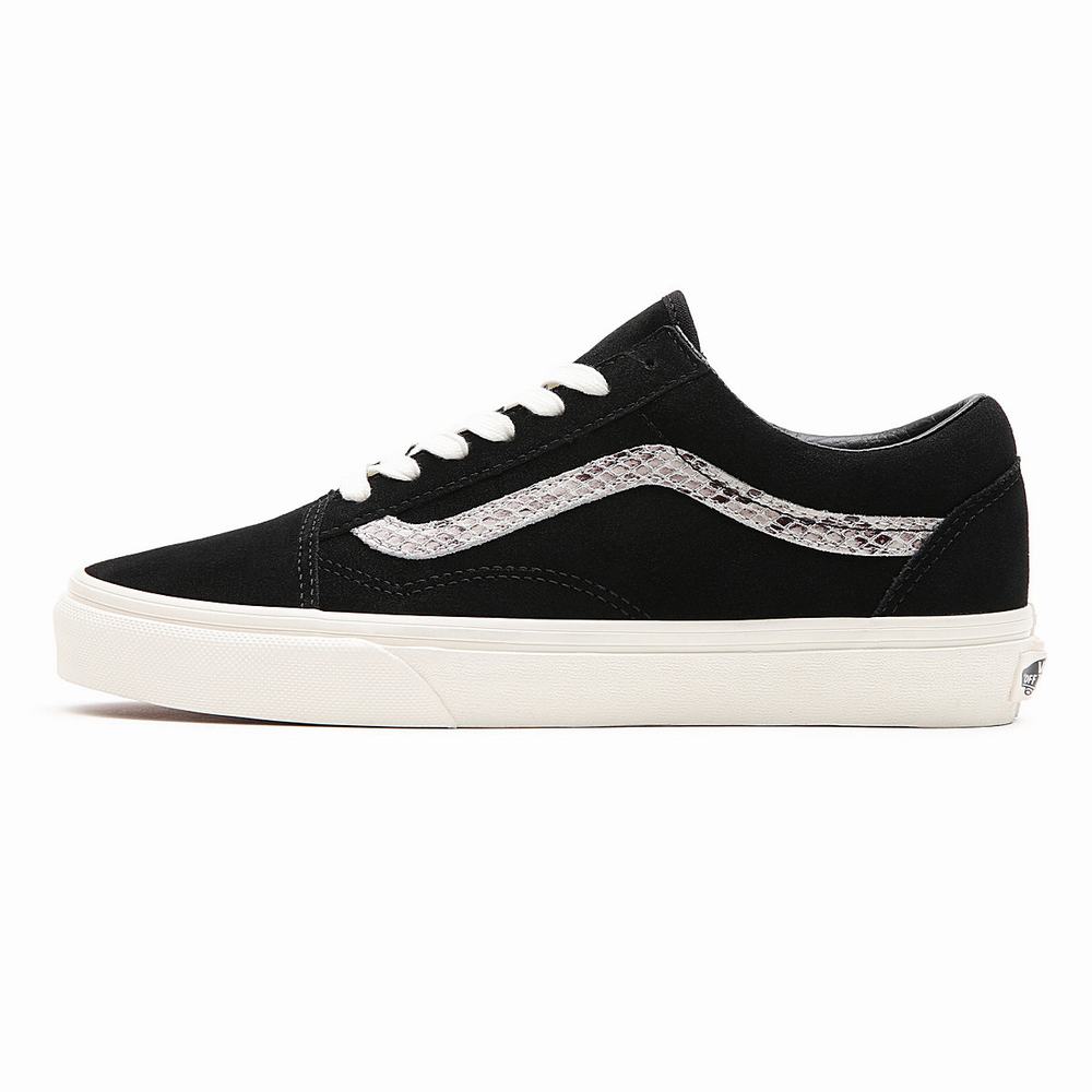 Tenis Vans Suede/Snake Old Skool Mujer Negras | ZFT859230