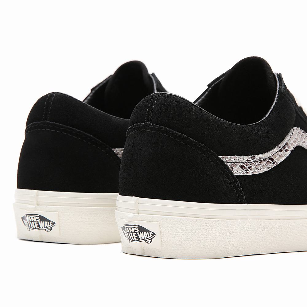 Tenis Vans Suede/Snake Old Skool Mujer Negras | ZFT859230