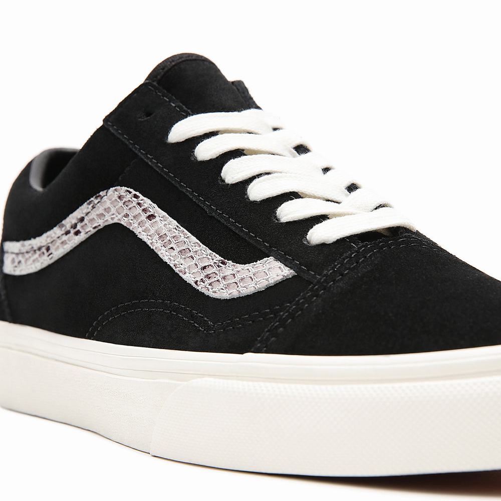 Tenis Vans Suede/Snake Old Skool Mujer Negras | ZFT859230