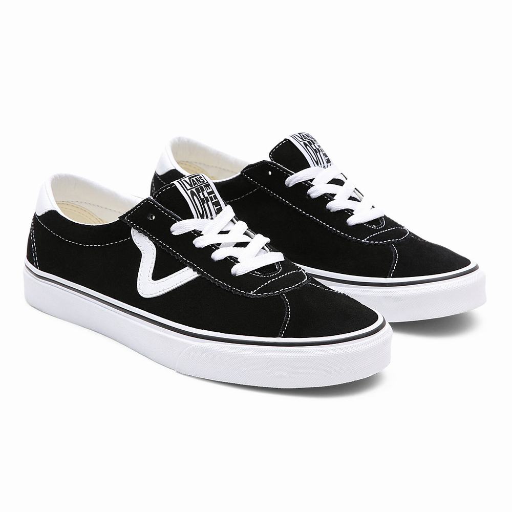 Tenis Vans Suede Vans Sport Hombre Negras | JKY749231