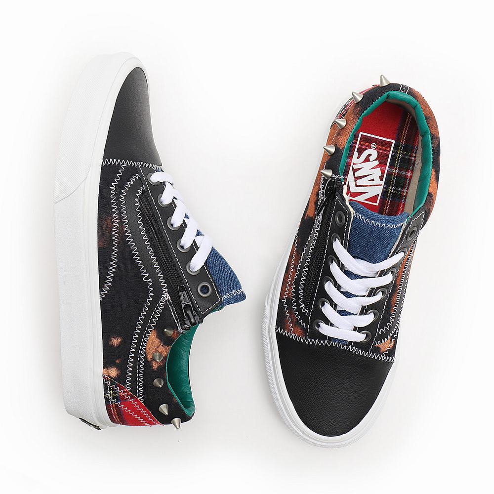 Tenis Vans Tartan Daze Old Skool Zip Mujer Multicolor | EQG798320